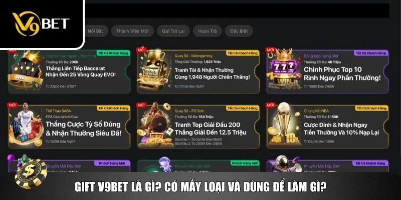 Tìm hiểu chung về gift V9bet