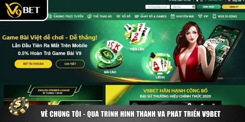 Về chúng tôi - Quá trình hình thành và phát triển V9bet